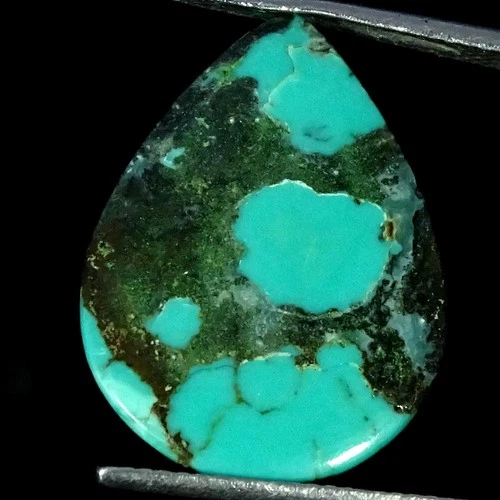 7.80Cts 100% Natural Tibet Turquoise Pear Gemstone Cabochon 16X21X3MM