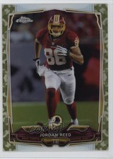 2014 Topps Chrome STS Camo Refractor 374/499 Jordan Reed #4 10up