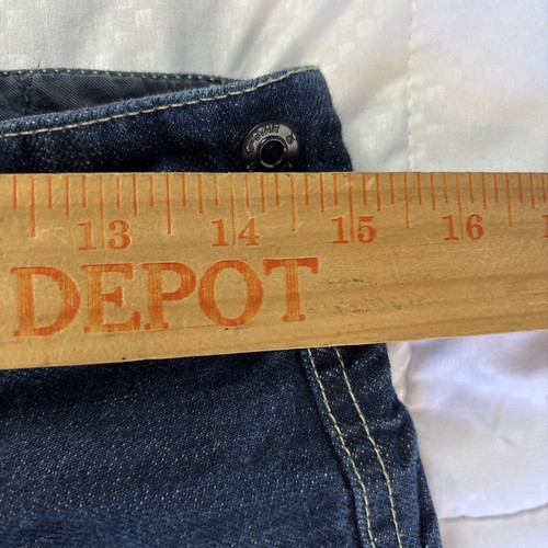 G Star Raw Denim 3301 Jack Jeans 30x32 Slim Unisex Dark Button Fly Key Clip Y2K - Bild 13 von 23
