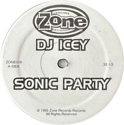 DJ Icey - Sonic Party / Groove Line (12'') (Very Good Plus (VG+)) - 4126163889