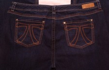 Melissa McCarthy Seven7 Jeans Womens 26W Plus Blue Bootcut Stretch Denim 48X31 