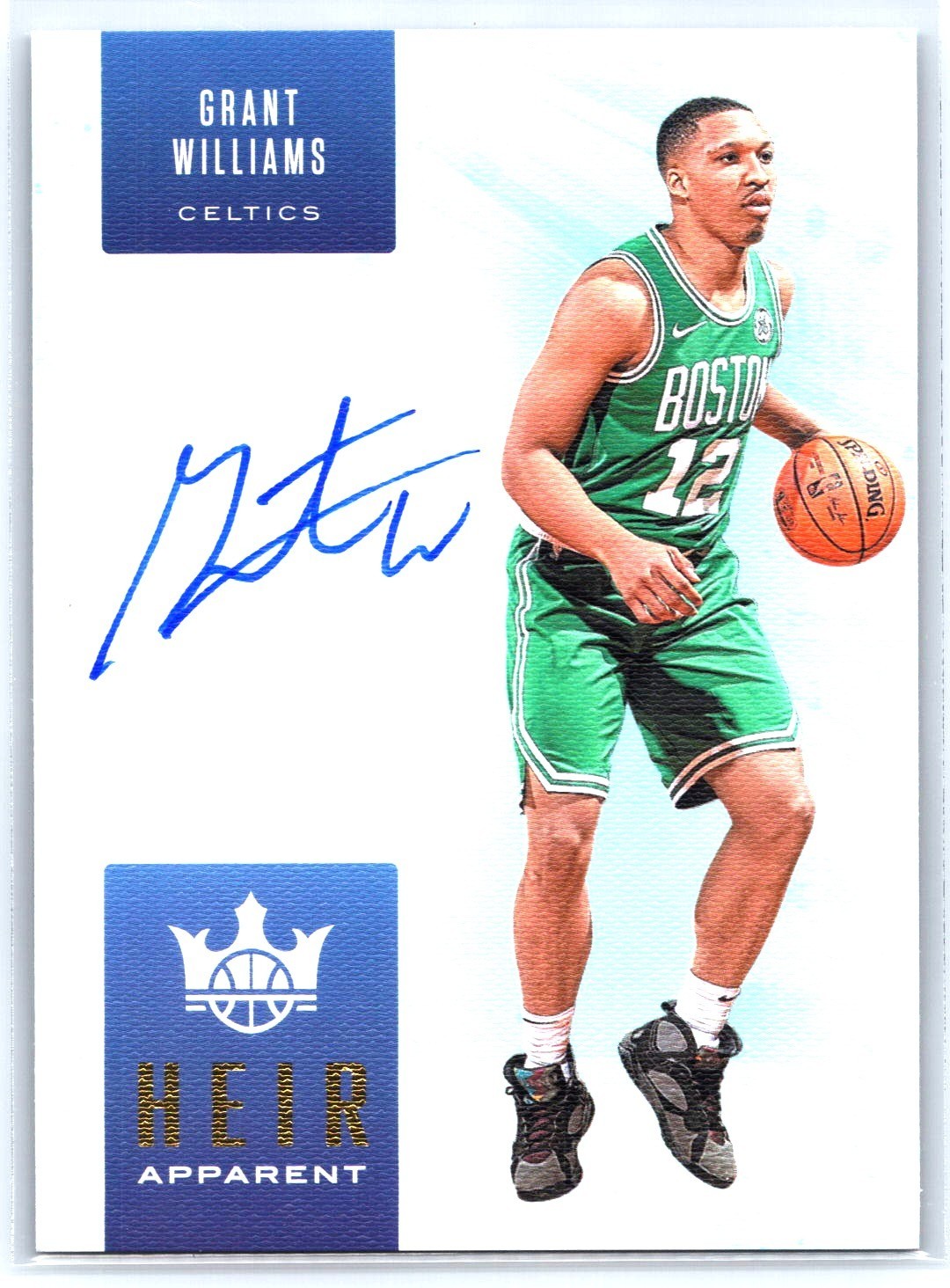 2019-20 Panini Court Kings Grant Williams #HA-GWI Heir Apparent Auto /149