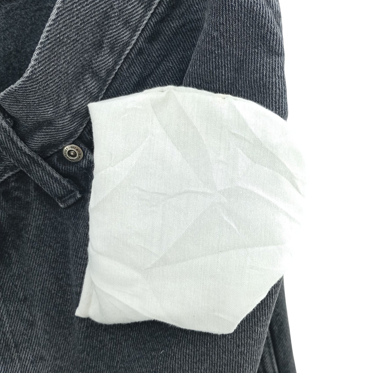 Used Wrangler Regular Fit Black Denim Straight Leg Denim Pants Men's Size W31 thumbnail 8