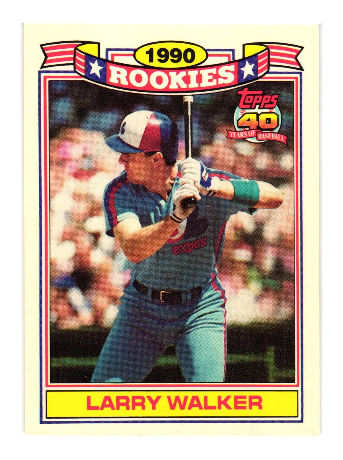 1991 Topps #32 Larry Walker Montreal Expos