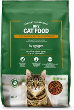 - Complete Dry Cat Food with Chicken, Turkey and Vegetables, 1 Pack of 3Kg 2.38 per kilo