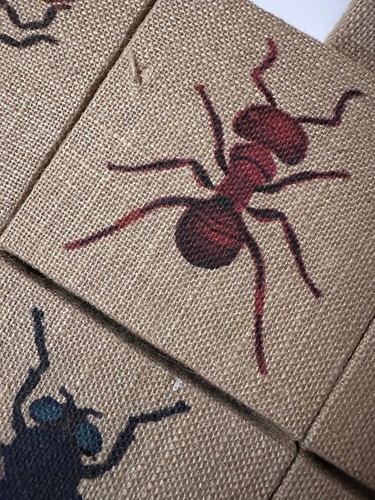 Pottery Barn Kids jute bug insect wall art excellent condition - Picture 2 of 6