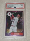 Shohei Ohtani PSA 9 Mint 2022 Topps Silver Pack Purple Refractor #/75, #T87C1