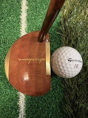 USED Vintage Hiro Honma LB-SINKER MID-2 Persimmon Putter 34.25'' Right Hand