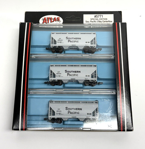 VINTAGE NOS ATLAS #5771 SPECIAL EDITION 3 PACK 2 BAY CENTERFLOW HOPPERS | Zustand: New