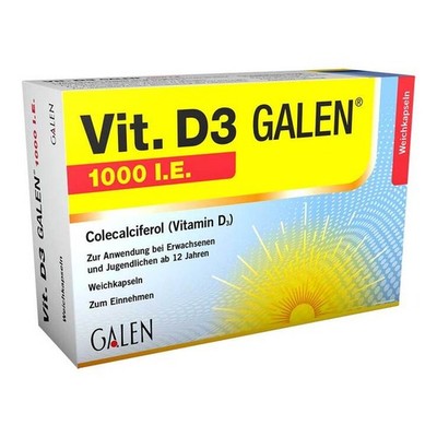 Vit. D3 GALEN 1000 I.E. Weichkapseln · 50 St · PZN 18036582