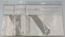 Best Occasions 8x8 Universal Scrapbook Refill Pages Lot Of 3 New Packages