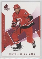 2018-19 SP Authentic Red Justin Williams #19 0il7