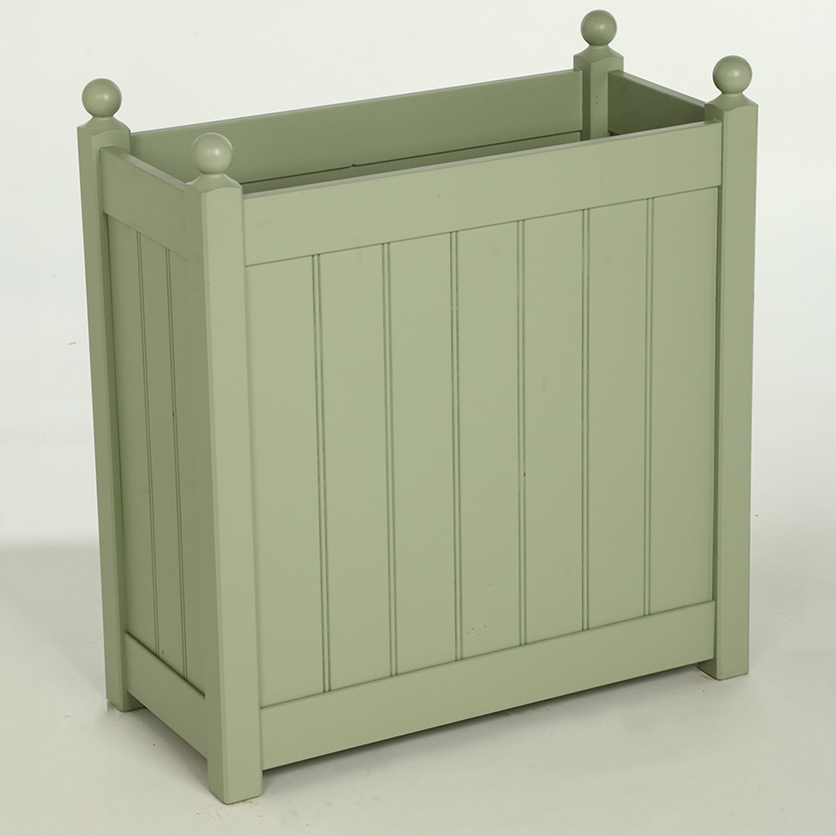 AFK Classic Tall Outdoor Wooden Trough, 66cm - Heritage Sage
