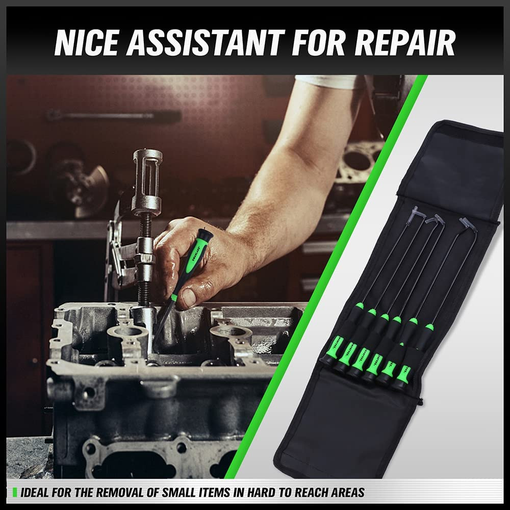 SWANLAKE Pick and Hook Set, Pick Tool Set for Car Auto Oil Seal/O-Ring Seal Gask