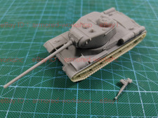 3D Printed 1/72 S Series 244 project heavy tank Unpainted