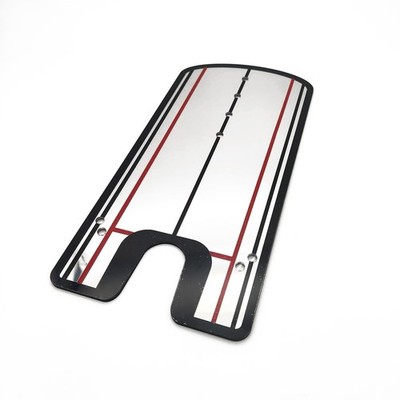 Golf Putting Alignment Mirror Portable Practice Trainer Alignment Tool 14.5cm...