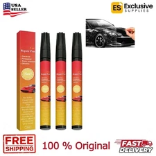 Cars Magic Scratch Remover Pen - Touch Up Paint Repair (3 Pack) - Black