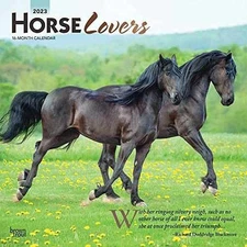 Horse Lovers | 2023 12 x 24 Inch - Calendar, by BrownTrout Publishers Inc. - New