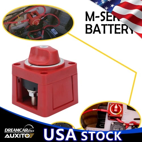 Waterproof 6006 M-Series Dual Battery Selector Switch Marine 2-Position 32V Boat