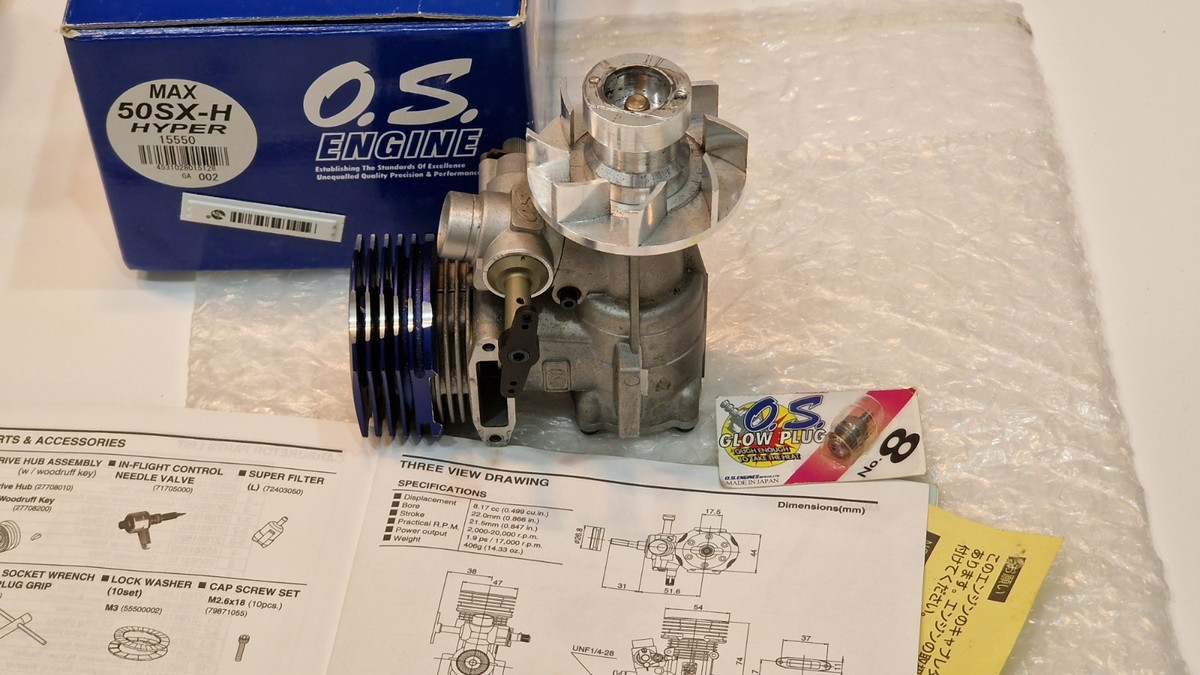 Buy Os Engine Max 50Sx-H Ring Hyper (L-Os15550) online | eBay