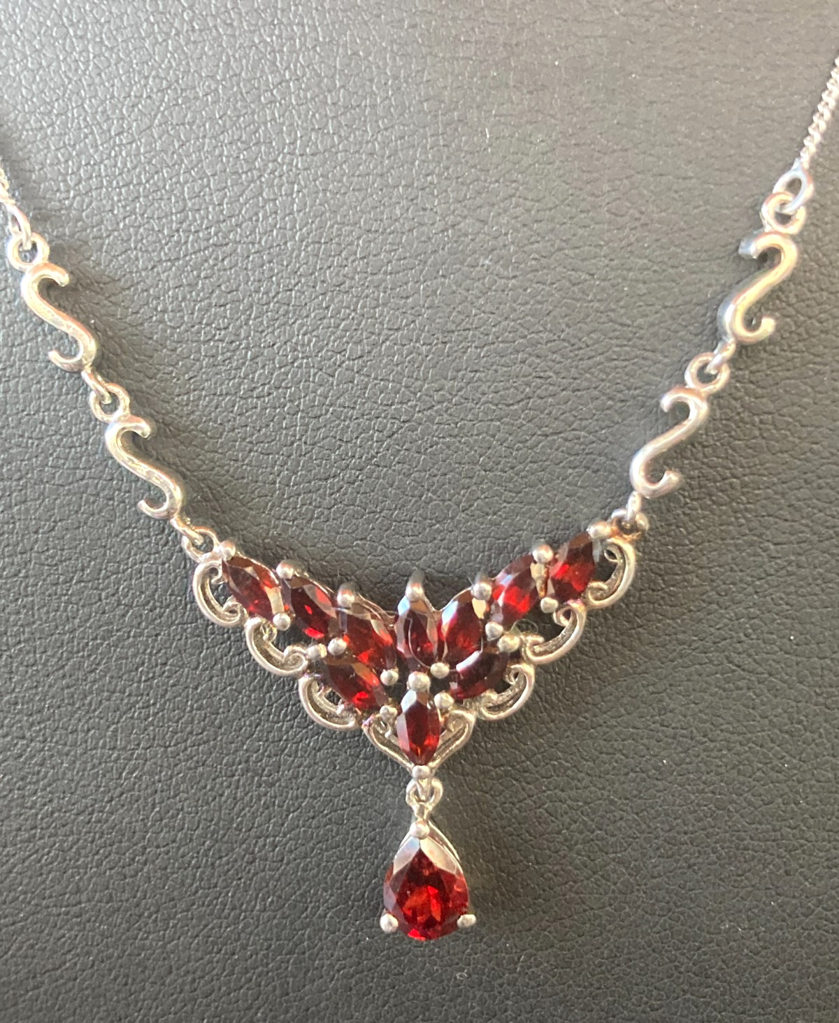 Sterling Silver STS Chuck Clemency Multiple Garne… - image 1