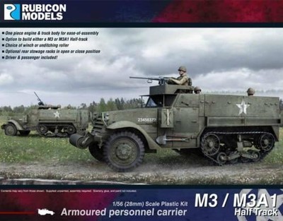 M3/M3A1 Half Track Personnel Carrier 1:56 Bausatz Rubicon 280027