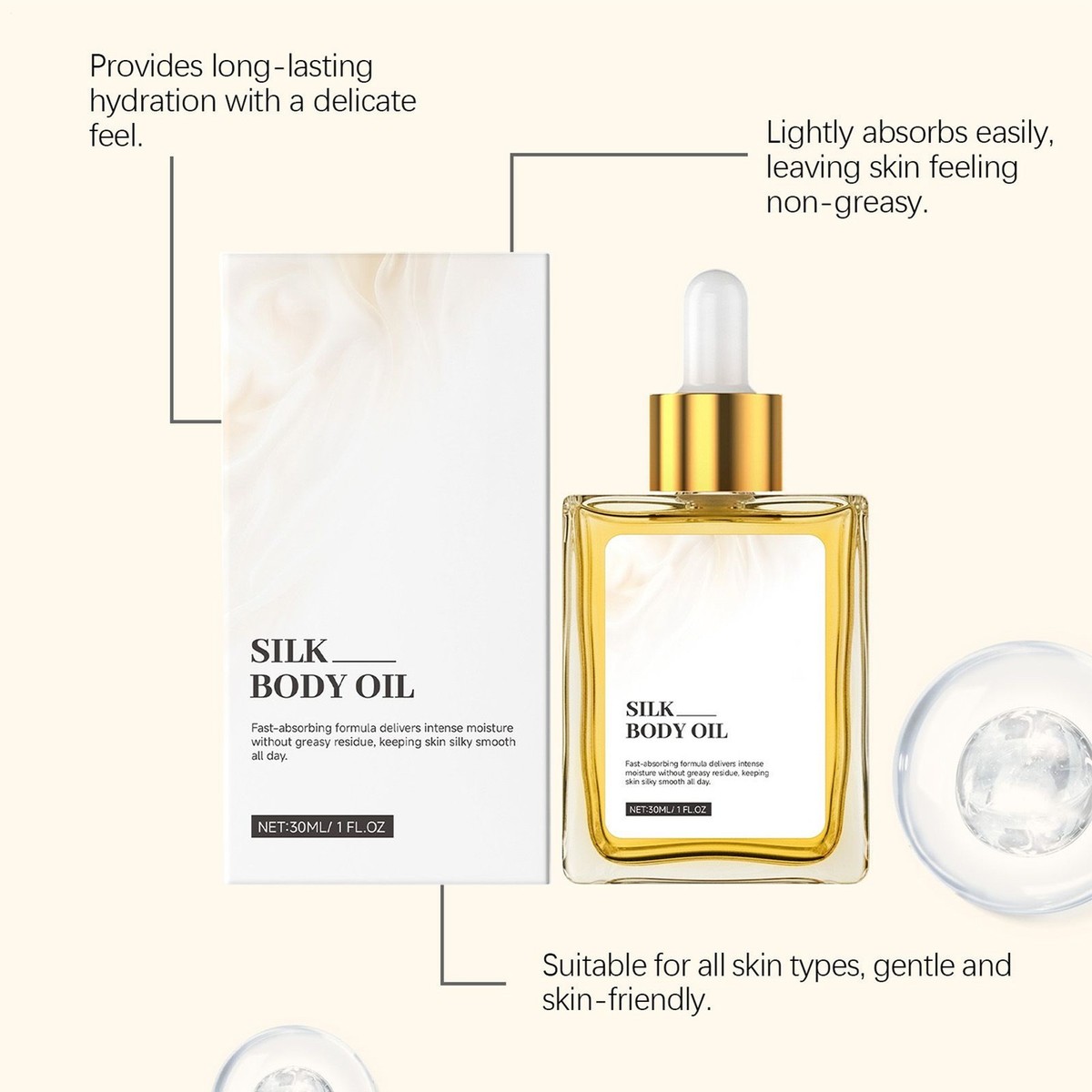 GODA for her ＋　GODA silk body oil セット Amazon.com : GODA Silk Body Oil Women - Firming Anti Aging