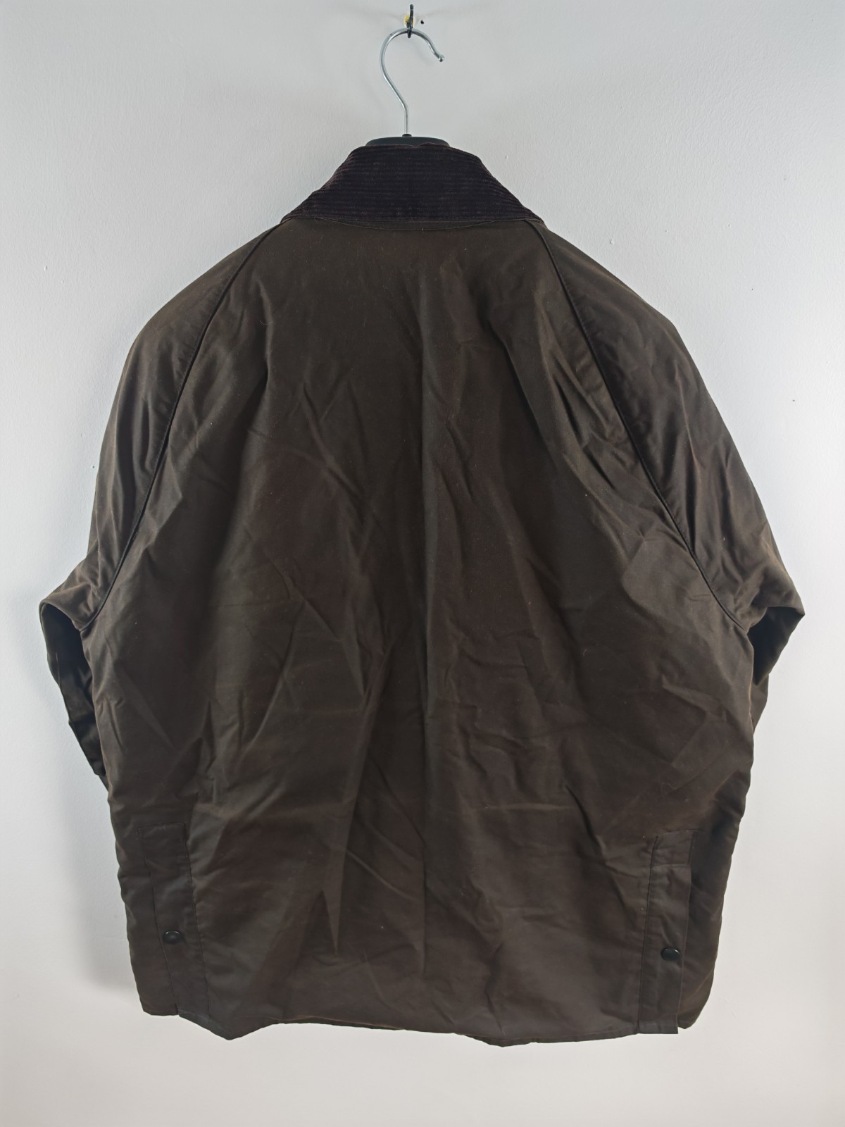 Barbour Classic Bedale Wax Jacket Olive Green Mens 46 XXL Quilted Zip In Liner image 3
