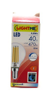 Lightme Led Filament Tropfen E14 4,8W =40W 470Lm Warmweiß Dimmbar 2700K 852659