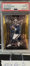 2024 PANINI SELECT GOLD DISCO #378 CALEB WILLIAMS /10 PSA 10