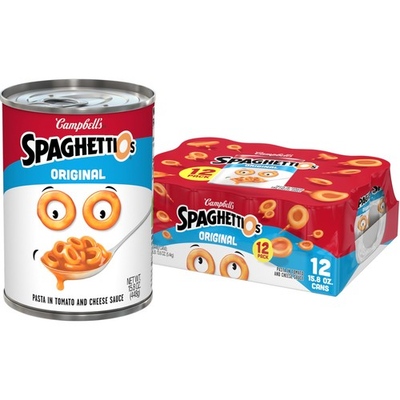 #ad SpaghettiOs Original Canned Pasta 15.8 oz Can Pack Ounce of 12 $21.73