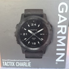 Orologio GPS Garmin Tactix Charlie Zaffiro Nero Funzionalità Tattica TESTATO