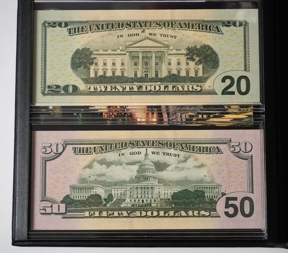 SERIES 2004 ATLANTA EVOLUTIONS SET, MATCHING $20 & $50 SERIAL NUMBERS - Image 3 of 4