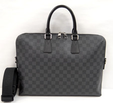 Borsa da lavoro Louis Vuitton Damier grafite porta documenti Jules N48224 Francia