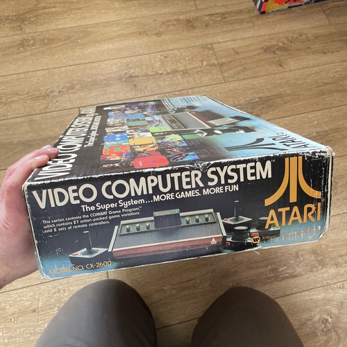 Atari CX2600 Console Video Computer System 1980 Box Only NO CONSOLE - Picture 8 of 16