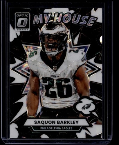 2025 Panini Donruss Optic Football Saquon Barkley #7 My House Black Pandora /149