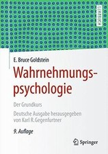Wahrnehmungspsychologie: Der Grundkurs von Goldstei... | Buch | Zustand sehr gut