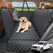 4 In 1 Dog Seat Cover For Full Size Trucks Waterproof Hammock Pet Travel Mat