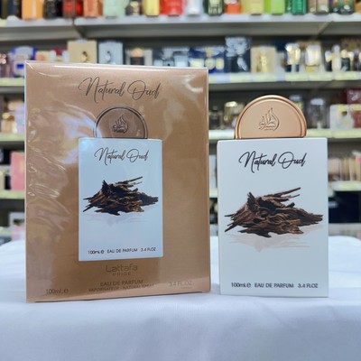 Lattafa Natural Oud 3.4 oz/ 100 mL Perfume Spray Eau de Parfum