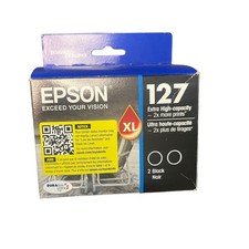 Epson 127 Extra High-Capacity Black Ink 2 Cartridges
