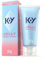 KY Jelly Lube, 57G, Water Based Lubricant, Extra Thick Gel, Extra Comfort UK
