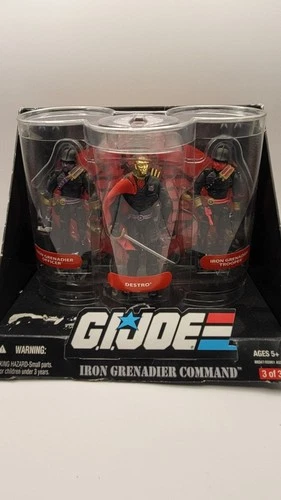 GIJOE 25th Anniversary TRU exclusive Iron Grenadier Command set open complete