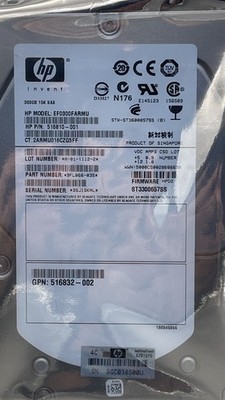 Dell Cheetah 15K.7 | Seagate 300GB SAS 15K RPM 3.5'' ST3300657SS  P/N: