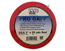 Pro Gaff Red Premium Gaffers Tape 2 X 55 Yard Roll