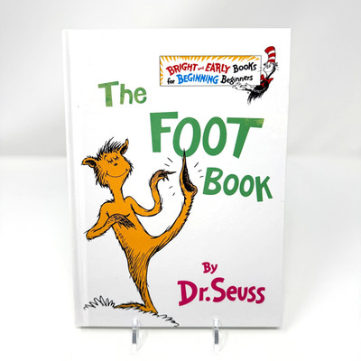 The Foot Book By Dr. Seuss Bright & Early Beginner Hardcover Edition