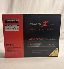 Zenith DIGITAL TV TUNER Converter Box DTT901 w/Remote New
