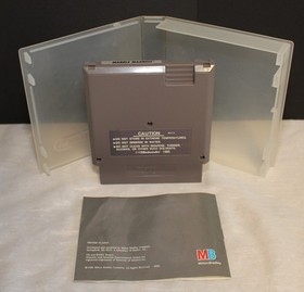 MARBLE MADNESS Cartridge Manual Storage Nintendo Entertainment NES Tested WORKS