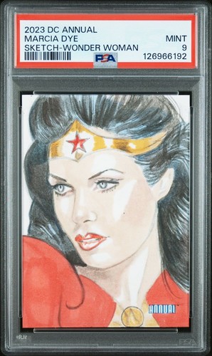 Marcia Dye 2023 Upper Deck DC Annual Sketch card