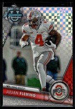 Julian Fleming 2023 Bowman University Chrome X-Fractor B Card #109