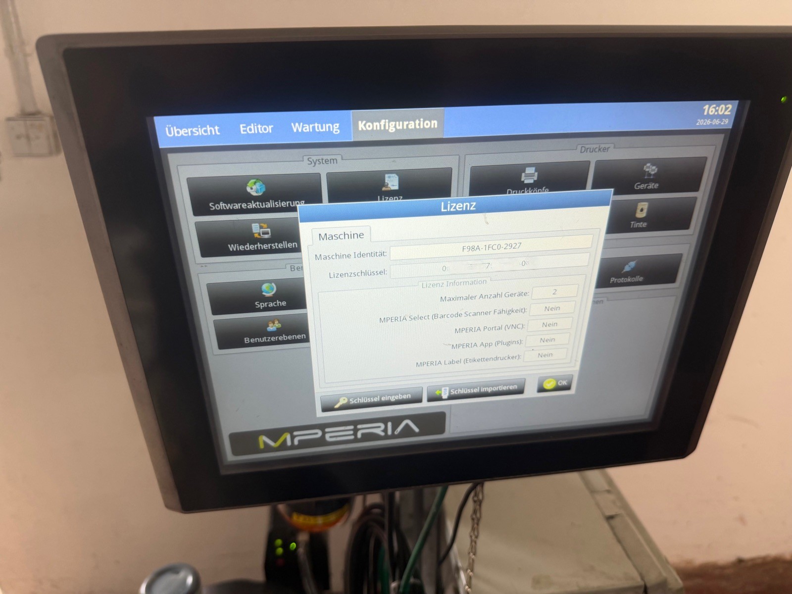 Matthews VIAjet T100 MPERIA Inkjet-Kodiersystem ScanTrue II Komplett  – Bild 6